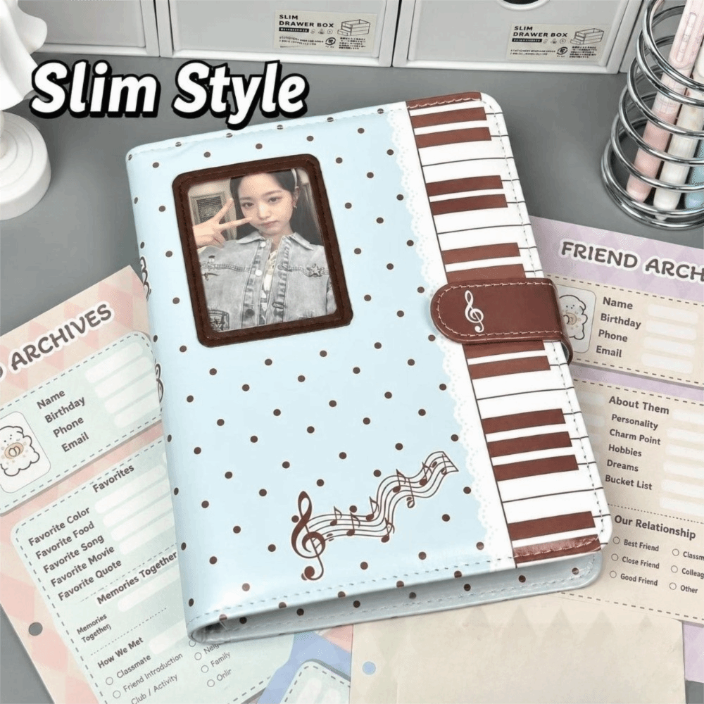 Leather Work Notebook - Quaderno ad anelli Ins Polka Dot