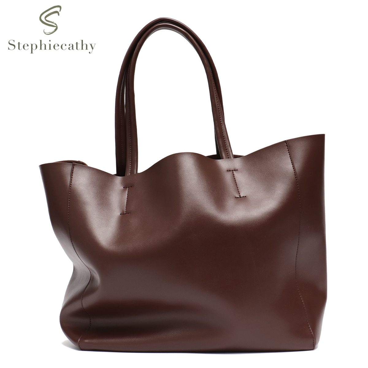 Leatherworking Classic - Borsa tote di grande capacità per
