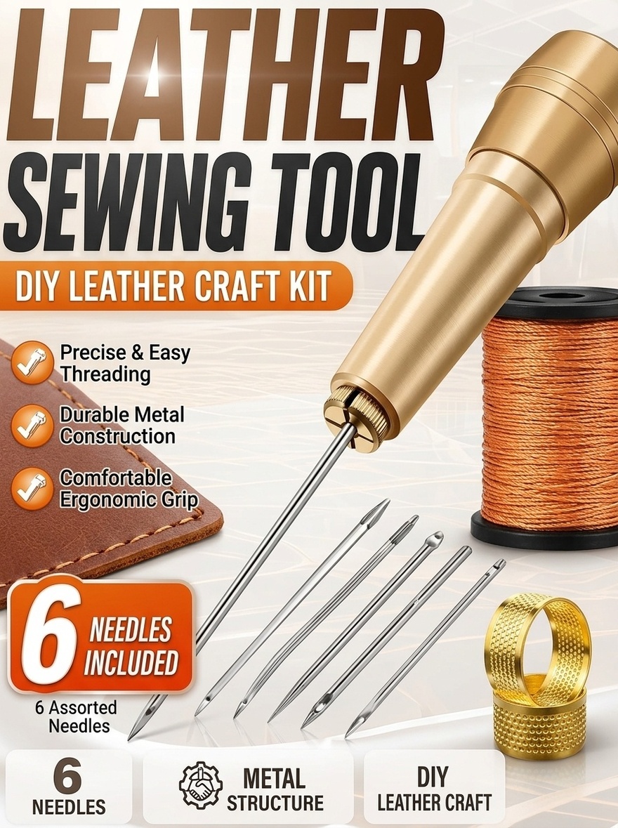 Strumento per Cucire in Pelle, - Leatherwork Projects recensione e prezzo