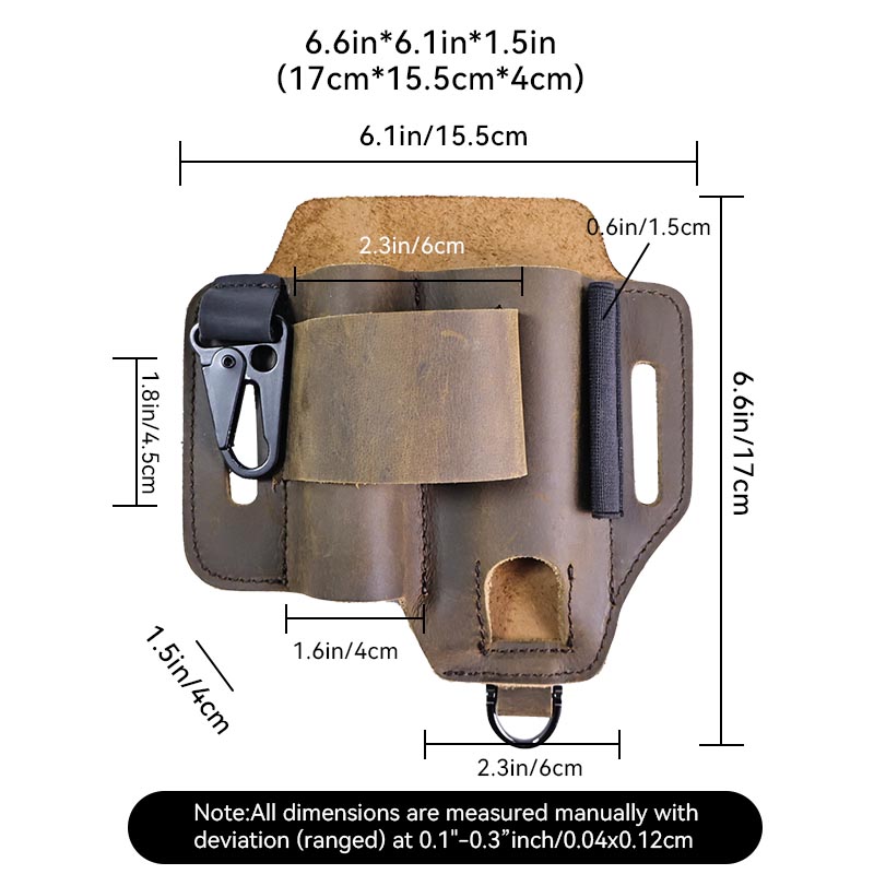 Marsupio tattico in vera pelle - Leatherwork Knife Sheath recensione e prezzo