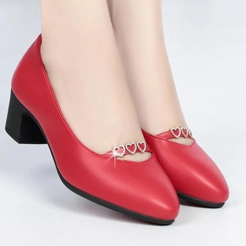 Scarpe da donna con tacco quad - Leatherworking Classic recensione e prezzo