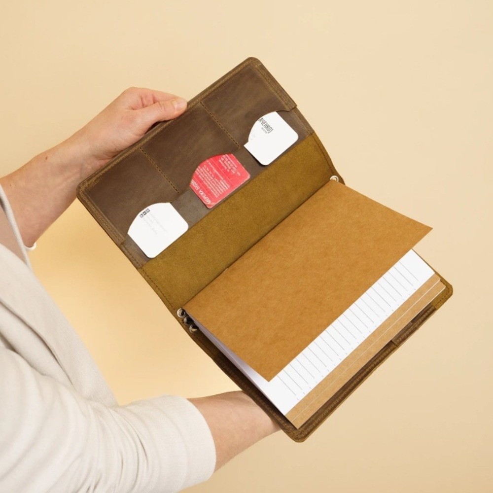 Organizer per taccuino A5, cop - Leather Work Notebook recensione e prezzo