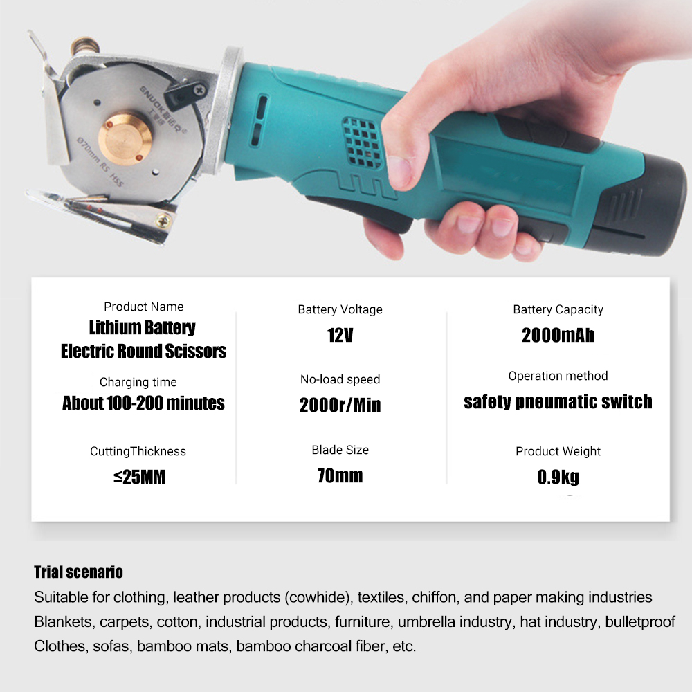 Forbici rotonde elettriche 12V - Leatherwork Projects recensione e prezzo